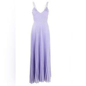 Patrizia Pepe Empire Line Pleated Gown